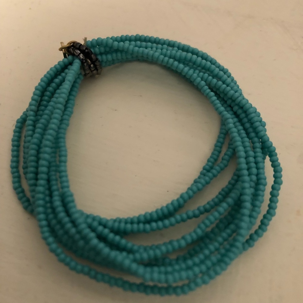 Chan Luu beaded turquoise bracelet